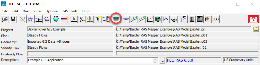 Access RAS Mapper from the main HEC-RAS window.