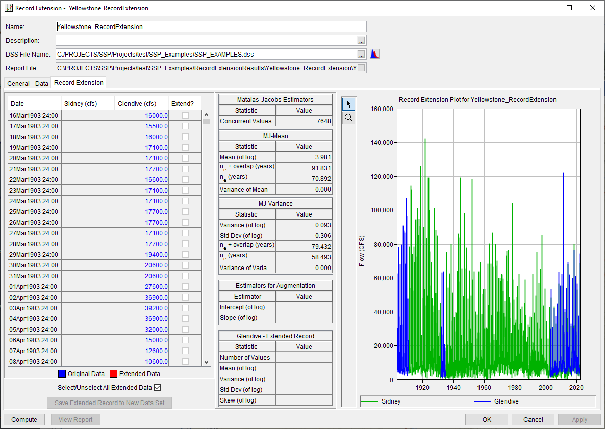 Figure 6. Results Tab Prior to a Successful Compute