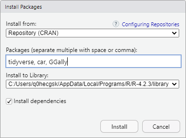 Installing and Configuring R and RStudio