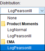 Figure 2. Fitting Method and Analytical Distribution Options.