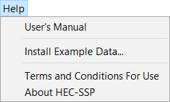 Figure 18. Help Menu