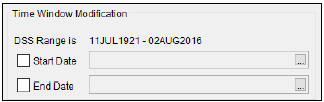 Figure 5. Time Window Modification Options. Figure 5. Time Window Modification Options.