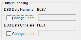 Figure 8. Output Labeling Options.