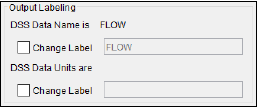 Figure 8. Output Labeling Options.