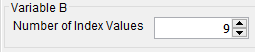 Figure 3. Variable B Options.