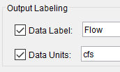 Figure 3. Output Labeling Options. Figure 3. Output Labeling Options.