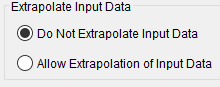Figure 2. Extrapolate Input Data Options. Figure 2. Extrapolate Input Data Options.