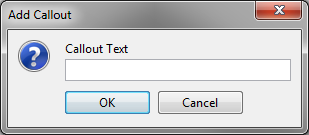 Add Callout dialog box.