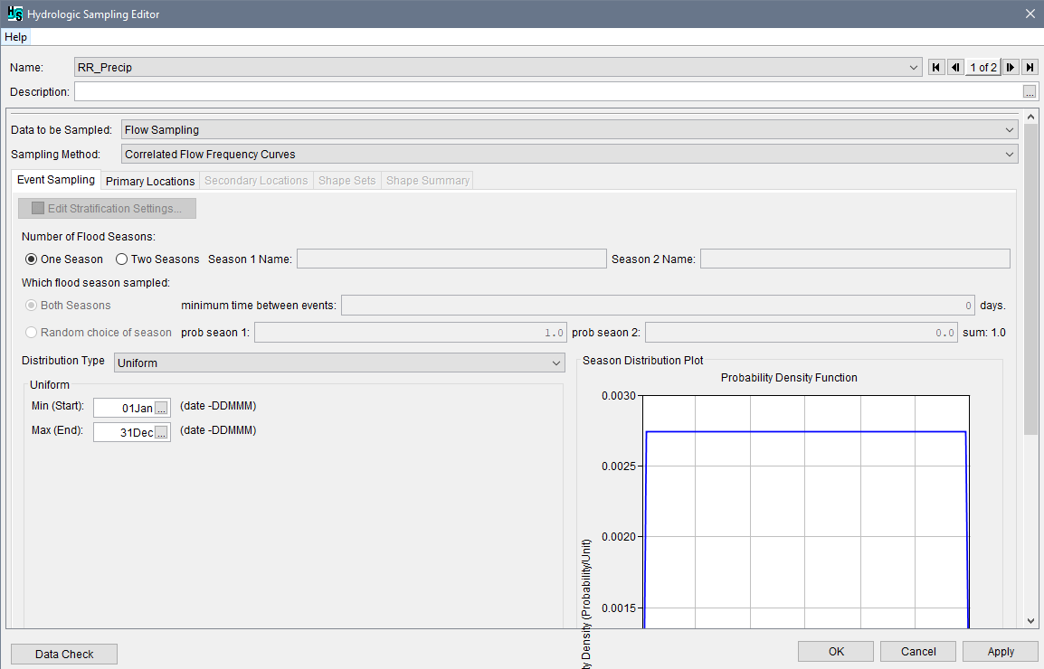 Hydrologic Sampling Editor Hydrologic Sampling Editor