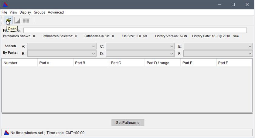 HEC-DSSVue - Set Pathname - Selection Window HEC-DSSVue - Set Pathname - Selection Window