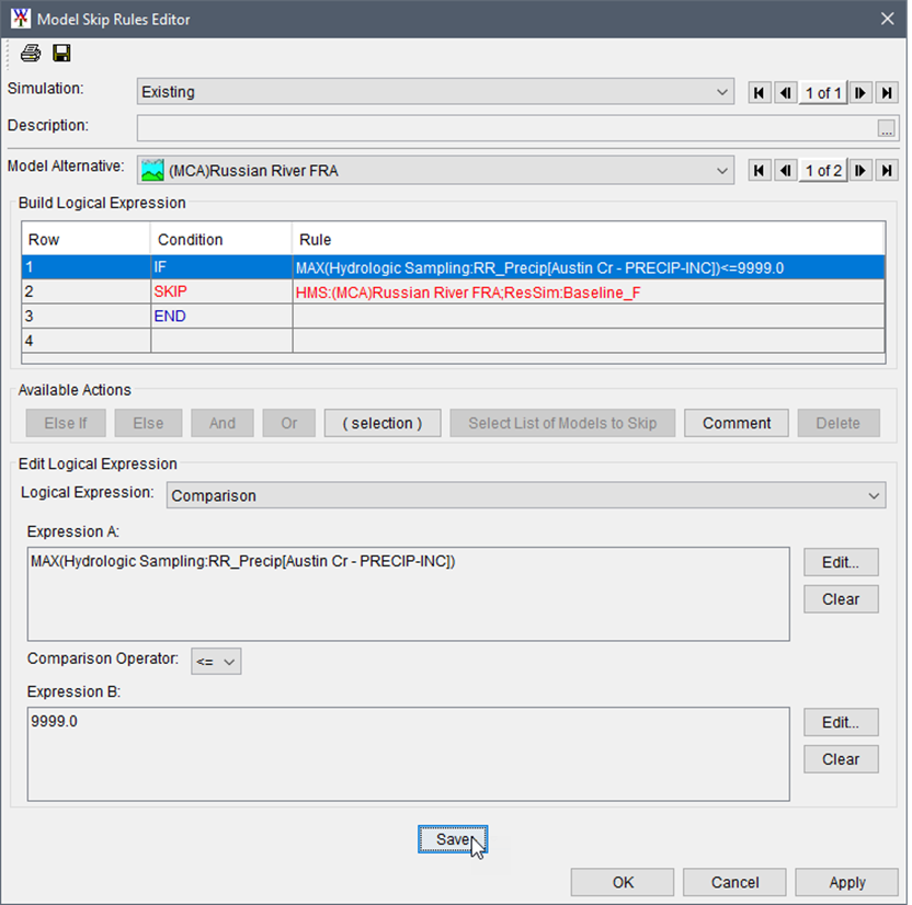 Completed - Model Skip Rules Editor Completed - Model Skip Rules Editor