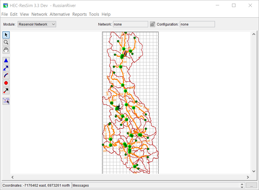 HEC-ResSim Main Window HEC-ResSim Main Window