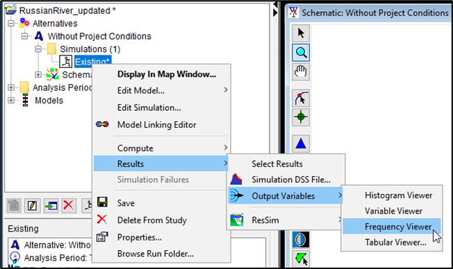 Study Tree - Existing Shortcut Results Submenu Study Tree - Existing Shortcut Results Submenu