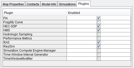 Study Details dialog box, Plugins tab.