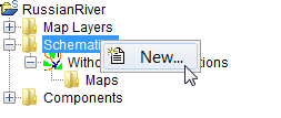 Creating a New schematic shortcut menu command.