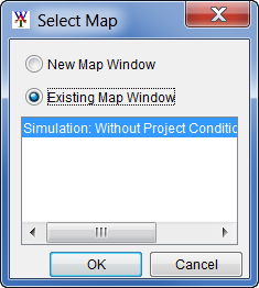 Select Map dialog box.