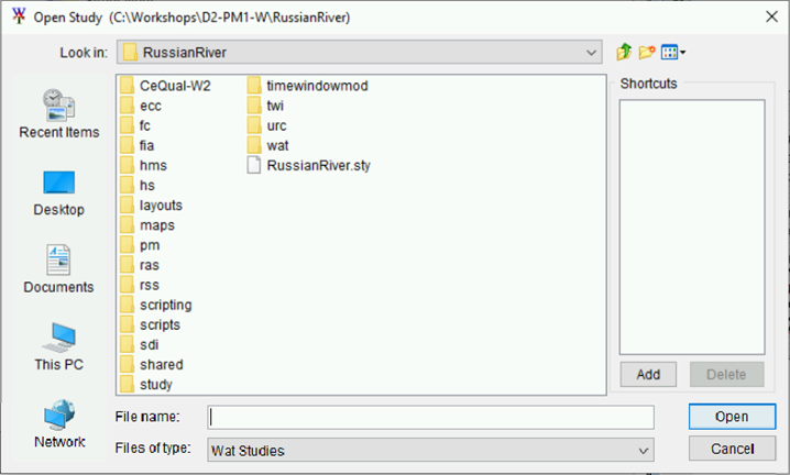 Open Study Browser