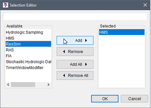 Selection Editor